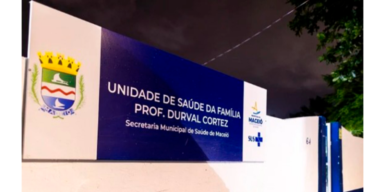 Unidade de Saúde da Familia Prof Durval Cortez
Rua João Ulisses Marques, S/N, Prado, Maceió (AL)
